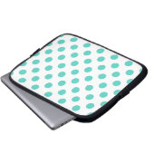 Polka-Punkte Laptopschutzhülle (Vorne Knopf)