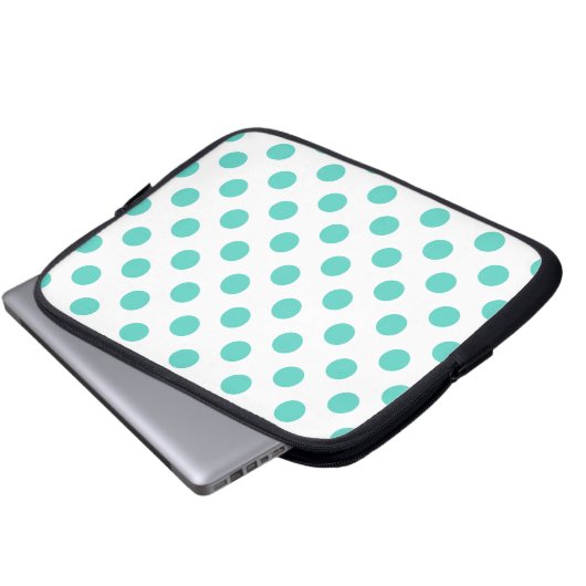 Polka-Punkte Laptopschutzhülle (Vorne Knopf)