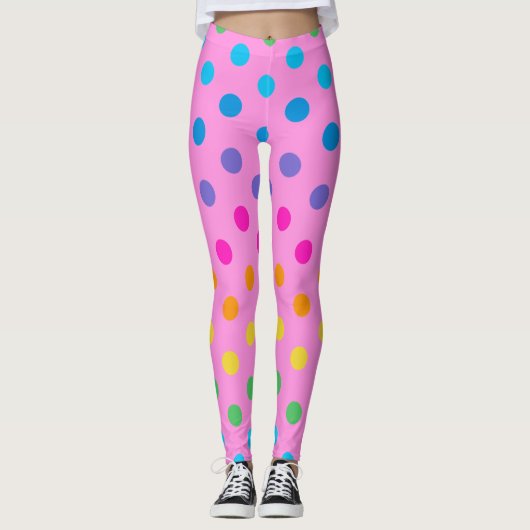 Polka-Punkte Leggings (Vorderseite)