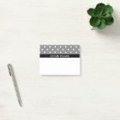 Polka Punkte mit schwarzen Streifen Post-it Klebezettel (Büro)
