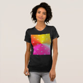 Polka Punkte Muster farbige Farben T-Shirt (Vorne ganz)