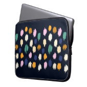Polka-Punkte nahtloses Muster Laptopschutzhülle (Vorderseite Links)