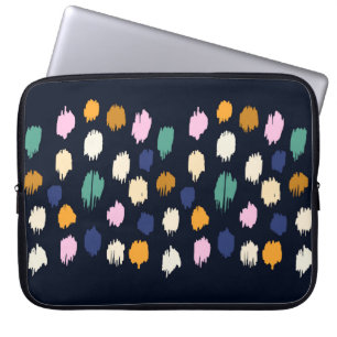Polka-Punkte nahtloses Muster Laptopschutzhülle