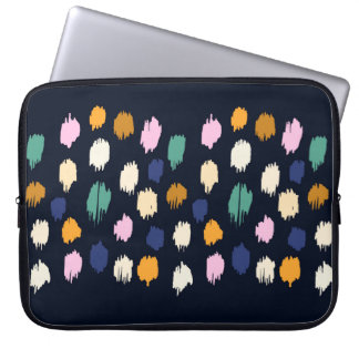 Polka-Punkte nahtloses Muster Laptopschutzhülle