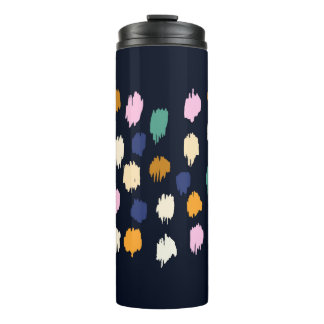 Polka-Punkte nahtloses Muster Thermosbecher