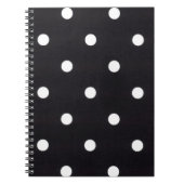 Polka-Punkte Notizblock (Vorderseite)