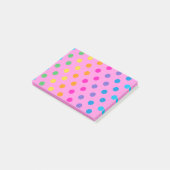 Polka-Punkte Post-it Klebezettel (angewinkelt)