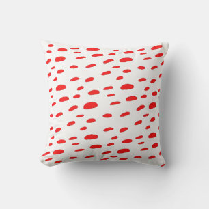 Polka Punkte rote Polka Punkte Dalmatiner Muster Kissen