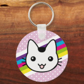 Polka-Punkte Schlüsselanhänger (Vorderseite)