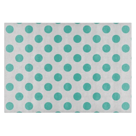 Polka-Punkte Schneidebrett (Vorderseite)