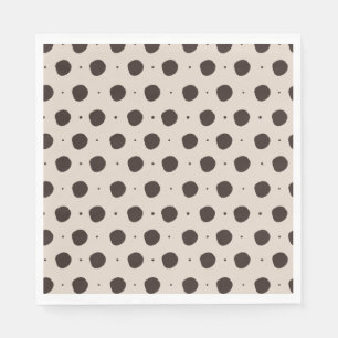 Polka-Punkte Sie bindet das Brautparty des Knotens Serviette