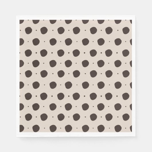 Polka-Punkte Sie bindet das Brautparty des Knotens Serviette (Vorderseite)