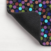 Polka-Punkte-Textur Mousepad (Ecke)