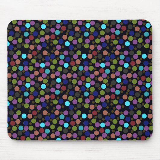 Polka-Punkte-Textur Mousepad (Vorne)