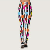 Polka-Punkte und Streifen Leggings (Rückseite)