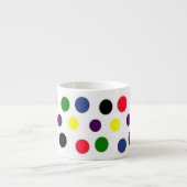 Polka-Punkteespresso-Tasse Espressotasse (Vorderseite)