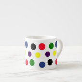 Polka-Punkteespresso-Tasse Espressotasse (Vorderseite Rechts)
