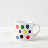 Polka-Punkteespresso-Tasse Espressotasse (Rechts)