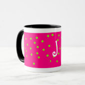 POLKA PUNKTIERTE INTIAL TASSE (Vorderseite Links)