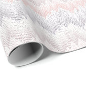 Polka punktiertes Bergspitze-Muster Geschenkpapier (Rolleneckpunkt)