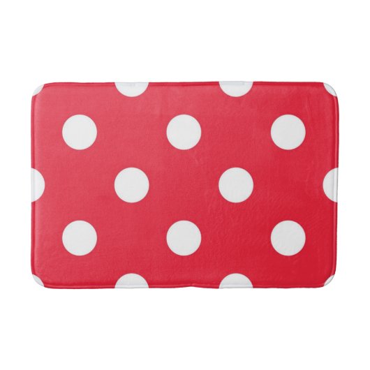 Polka-Punktmuster Badematte (Vorderseite)
