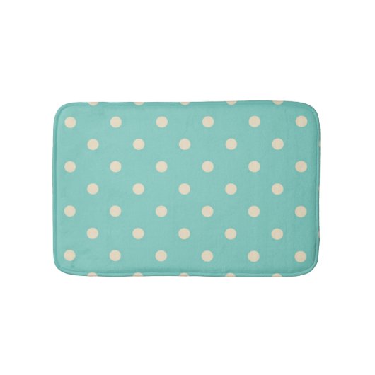 Polka-Punktmuster Badematte (Vorderseite)