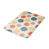 Polka-Punktmuster Badematte (Schrägansicht)