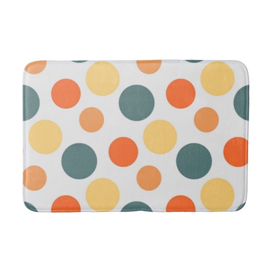 Polka-Punktmuster Badematte (Vorderseite)