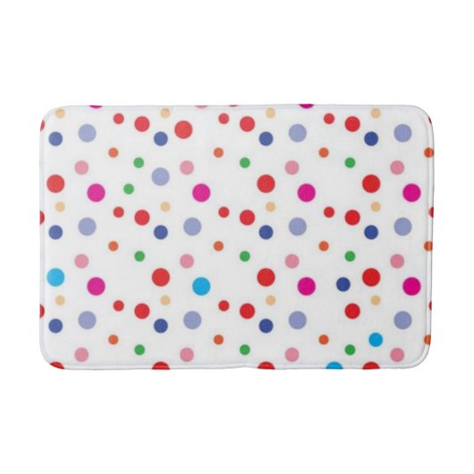 Polka-Punktmuster Badematte (Vorderseite)