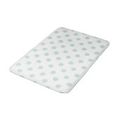 Polka-Punktmuster Badematte (Schrägansicht)