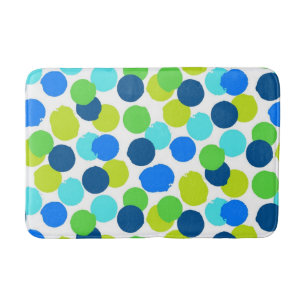 Polka-Punktmuster Badematte
