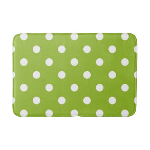 Polka-Punktmuster Badematte