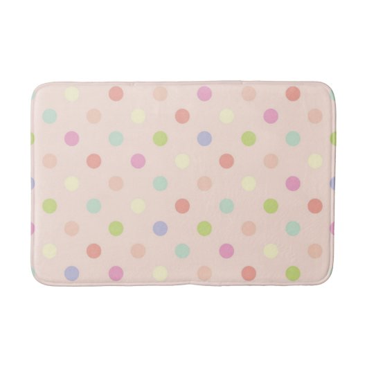 Polka-Punktmuster Badematte (Vorderseite)