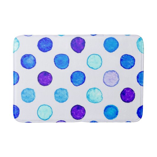 Polka-Punktmuster Badematte (Vorderseite)