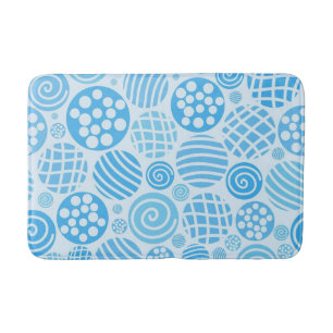 Polka-Punktmuster Badematte