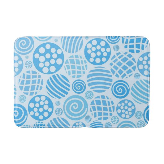 Polka-Punktmuster Badematte (Vorderseite)