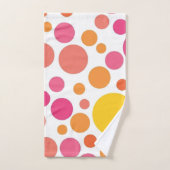 Polka-Punktmuster Badhandtuch Set (Handtuch)