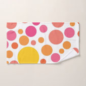 Polka-Punktmuster Badhandtuch Set (Handtuch)
