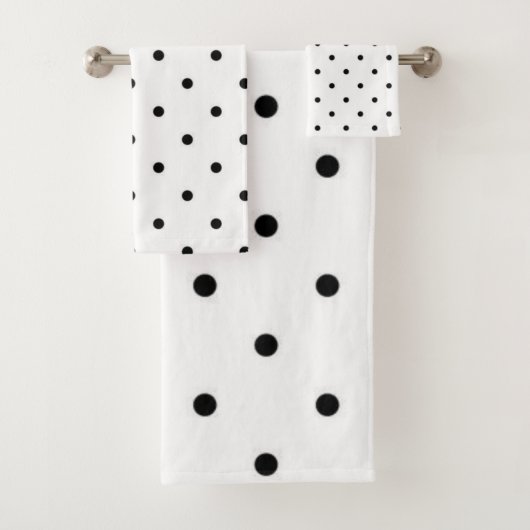 Polka-Punktmuster Badhandtuch Set (Insitu)
