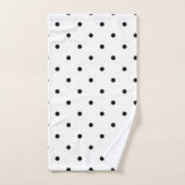 Polka-Punktmuster Badhandtuch Set (Handtuch)
