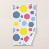 Polka-Punktmuster Badhandtuch Set (Handtuch)
