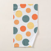 Polka-Punktmuster Badhandtuch Set (Handtuch)