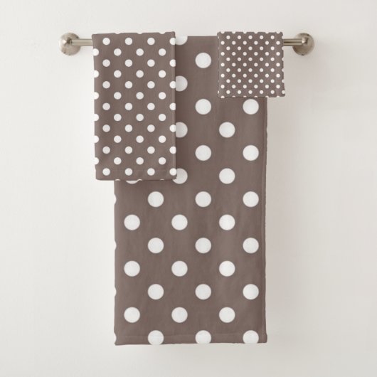 Polka-Punktmuster Badhandtuch Set (Insitu)
