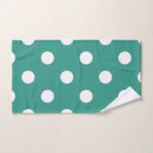 Polka-Punktmuster Badhandtuch Set (Handtuch)
