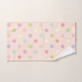 Polka-Punktmuster Badhandtuch Set (Handtuch)