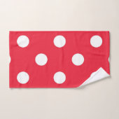 Polka-Punktmuster Badhandtuch Set (Handtuch)