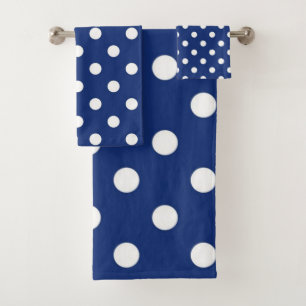 Polka-Punktmuster Badhandtuch Set