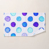Polka-Punktmuster Badhandtuch Set (Handtuch)