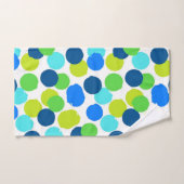 Polka-Punktmuster Badhandtuch Set (Handtuch)