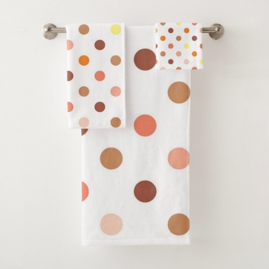 Polka-Punktmuster Badhandtuch Set (Insitu)